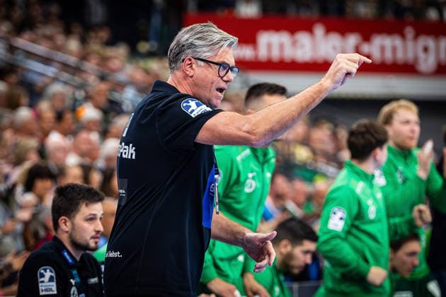 02.05.2026, xovx, Handball Daikin Handball Bundesliga, HSG Wetzlar - THW Kiel Trainer Runar Sigtryggsson (HSG Wetzlar) Wetzlar Buderus-Arena Hessen Deutschland (DE)