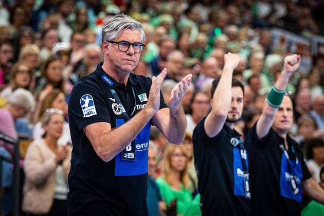 02.05.2026, xovx, Handball Daikin Handball Bundesliga, HSG Wetzlar - THW Kiel Trainer Runar Sigtryggsson (HSG Wetzlar) Wetzlar Buderus-Arena Hessen Deutschland (DE)