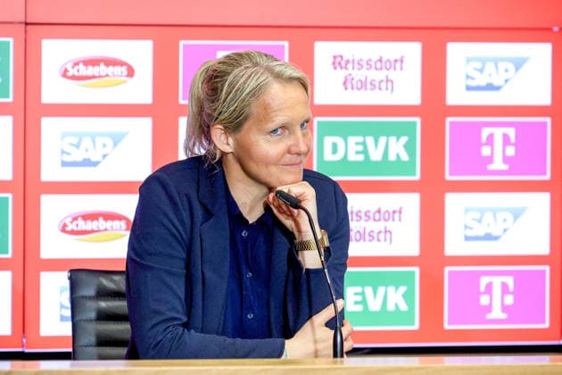 02.05.2026, xsscx, Frauen Fussball, 1. FC Köln - Werder Bremen, 1. Fussball Bundesliga, 24. Spieltag, RheinEnergie-Stadion, Saison 2025 2026: Friederike Kromp (Cheftrainerin Werder Bremen) DFB regulations prohibit any use of photographs as image sequences and or quasi-video. Photo: xSandraxScherningxPressefotoKochx Nordrhein-Westfalen Germany
