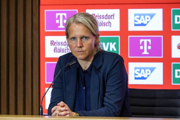 02.05.2026, xsscx, Frauen Fussball, 1. FC Köln - Werder Bremen, 1. Fussball Bundesliga, 24. Spieltag, RheinEnergie-Stadion, Saison 2025 2026: Friederike Kromp (Cheftrainerin Werder Bremen) DFB regulations prohibit any use of photographs as image sequences and or quasi-video. Photo: xSandraxScherningxPressefotoKochx Nordrhein-Westfalen Germany