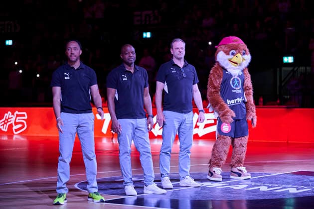 Barmer, BBL2, Nürnberg Falcons BC vs SBB Baskets Wolmirstedt BBL2, Nürnberg Falcons BC vs SBB Baskets Wolmirstedt Nürnberg KIA Metropol Arena Bayern Deutschland