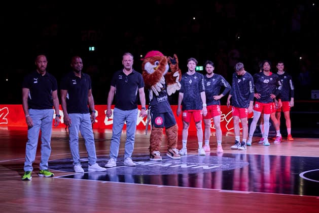 Barmer, BBL2, Nürnberg Falcons BC vs SBB Baskets Wolmirstedt BBL2, Nürnberg Falcons BC vs SBB Baskets Wolmirstedt Nürnberg KIA Metropol Arena Bayern Deutschland