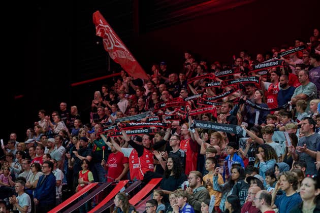 Barmer, BBL2, Nürnberg Falcons BC vs SBB Baskets Wolmirstedt BBL2, Nürnberg Falcons BC vs SBB Baskets Wolmirstedt Nürnberg KIA Metropol Arena Bayern Deutschland