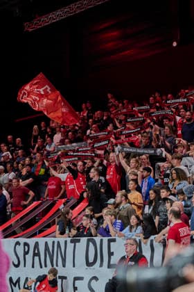 Barmer, BBL2, Nürnberg Falcons BC vs SBB Baskets Wolmirstedt BBL2, Nürnberg Falcons BC vs SBB Baskets Wolmirstedt Nürnberg KIA Metropol Arena Bayern Deutschland