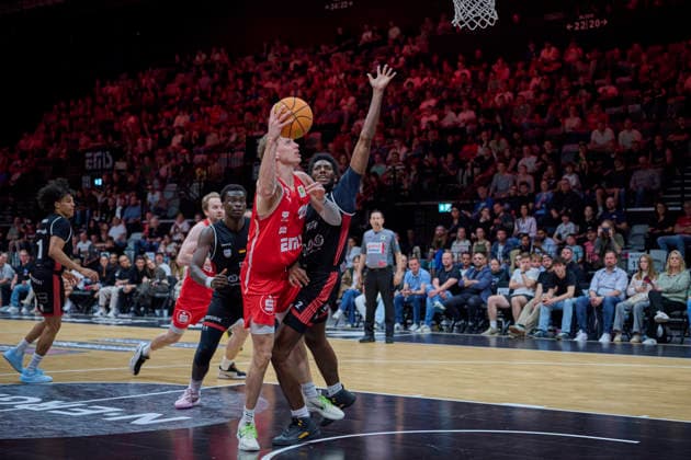Barmer, BBL2, Nürnberg Falcons BC vs SBB Baskets Wolmirstedt BBL2, Nürnberg Falcons BC vs SBB Baskets Wolmirstedt Nürnberg KIA Metropol Arena Bayern Deutschland