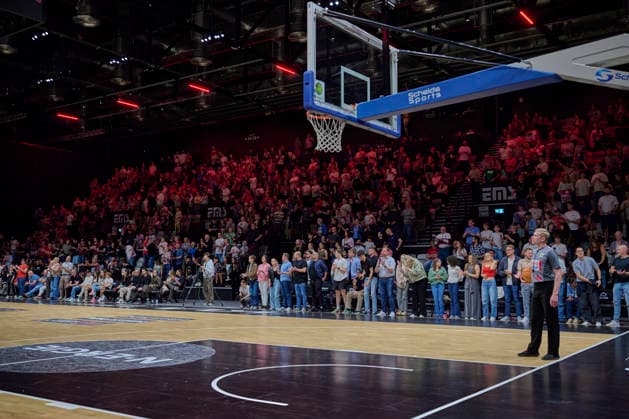 Barmer, BBL2, Nürnberg Falcons BC vs SBB Baskets Wolmirstedt BBL2, Nürnberg Falcons BC vs SBB Baskets Wolmirstedt Nürnberg KIA Metropol Arena Bayern Deutschland