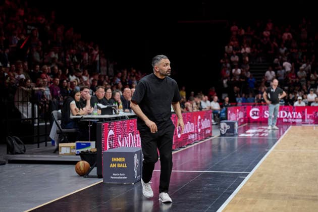 Barmer, BBL2, Nürnberg Falcons BC vs SBB Baskets Wolmirstedt BBL2, Nürnberg Falcons BC vs SBB Baskets Wolmirstedt Nürnberg KIA Metropol Arena Bayern Deutschland
