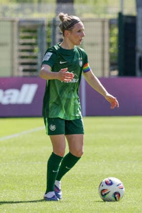 02.05.2026, xgrfx, Fussball Google Pixel Frauen-Bundesliga, VfL Wolfsburg - RB Leipzig v.l. Svenja Huth (VfL Wolfsburg) (DFL DFB REGULATIONS PROHIBIT ANY USE OF PHOTOGRAPHS as IMAGE SEQUENCES and or QUASI-VIDEO) Wolfsburg