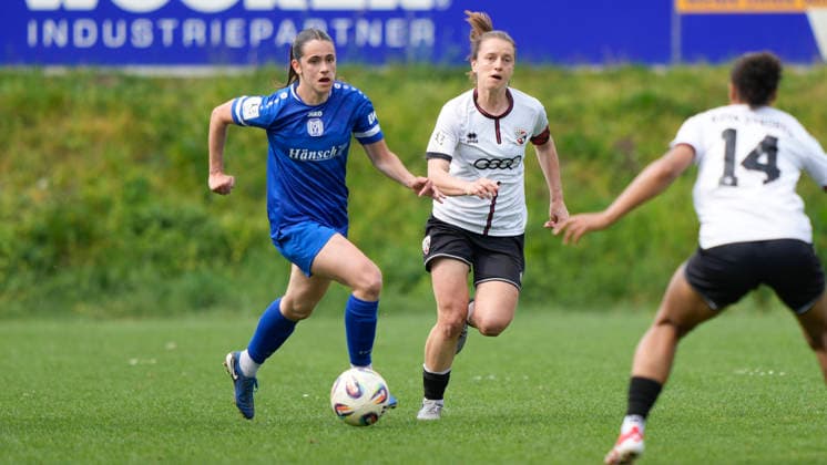 03.05.2026, Waldstadion, Meppen, GER, 2. Bundesliga, Frauen: SV Meppen vs FC Ingolstadt, Marie Bleil (SV Meppen 7) DFL REGULATIONS PROHIBIT ANY USE OF PHOTOGRAPHS AS IMAGE SEQUENCES AND OR QUASI-VIDEO. Meppen Niedersachsen Deutschland Waldstadion