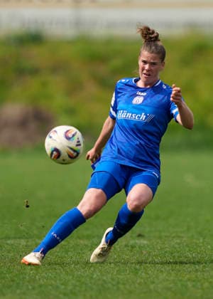 03.05.2026, Waldstadion, Meppen, GER, 2. Bundesliga, Frauen: SV Meppen vs FC Ingolstadt, Chantal Schouwstra (SV Meppen 20) DFL REGULATIONS PROHIBIT ANY USE OF PHOTOGRAPHS AS IMAGE SEQUENCES AND OR QUASI-VIDEO. Meppen Niedersachsen Deutschland Waldstadion