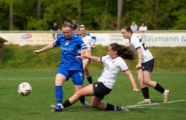 03.05.2026, Waldstadion, Meppen, GER, 2. Bundesliga, Frauen: SV Meppen vs FC Ingolstadt, Bente Marie Bode (SV Meppen 14) DFL REGULATIONS PROHIBIT ANY USE OF PHOTOGRAPHS AS IMAGE SEQUENCES AND OR QUASI-VIDEO. Meppen Niedersachsen Deutschland Waldstadion