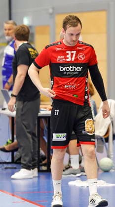 02.05.2026 Handball Oberliga Männer 2025 2026 SG Arheilgen - HSG Rodgau Nieder-Roden II (36:29) v. li. Henning Schopper 37 Rodgau Darmstadt Hessen Deutschland