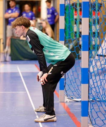 02.05.2026 Handball Oberliga Männer 2025 2026 SG Arheilgen - HSG Rodgau Nieder-Roden II (36:29) v. li. im Tor Philipp Bludau 72 Rodgau Darmstadt Hessen Deutschland