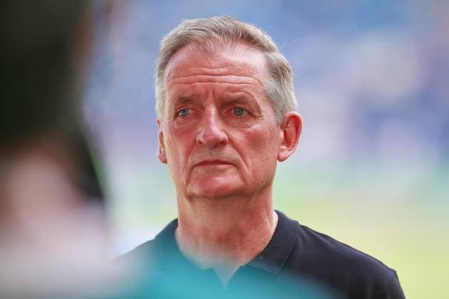 Magdeburg, Sachsen-Anhalt, Deutschland, 03.05.2026: Avnet Arena: 32. Spieltag, Saison 2025 26, 2. Fußball-Bundesliga: 1. FC Magdeburg - Hertha BSC: Magdeburg-Trainer Petrik Sander vor dem Spiel