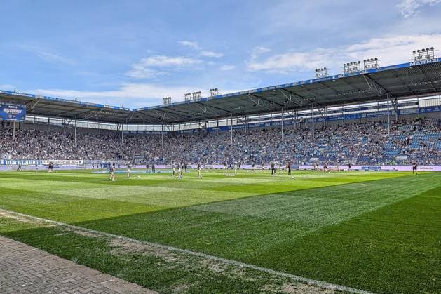 Magdeburg, Sachsen-Anhalt, Deutschland, 03.05.2026: Avnet Arena: 32. Spieltag, Saison 2025 26, 2. Fußball-Bundesliga: 1. FC Magdeburg - Hertha BSC: Das Stadion füllt sich vor Beginn des Spiels