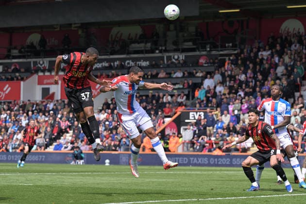 Bournemouth v Crystal Palace, Premier League Rayan (37) of AFC Bournemouth shoots at goal and misses the target during the Premier League match between Bournemouth and Crystal Palace at the Vitality Stadium, Bournemouth, UK on 3 May 2026. Bournemouth Vitality Stadium Dorset UK Editorial use only DataCo restrictions apply See www.football-dataco.com , Copyright: xGrahamxHuntx PSI-24199-0050