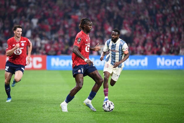 Lille OSC v Le Havre AC - Ligue 1 McDonald s 2025 2026 17 Ngalayel Ngal ayel MUKAU (losc) during the Ligue 1 McDonald s match between Lille and Le Havre at Stade Pierre Mauroy on May 3, 2026 in Lille, France. Lille France  Copyright: xFEPx 776348380