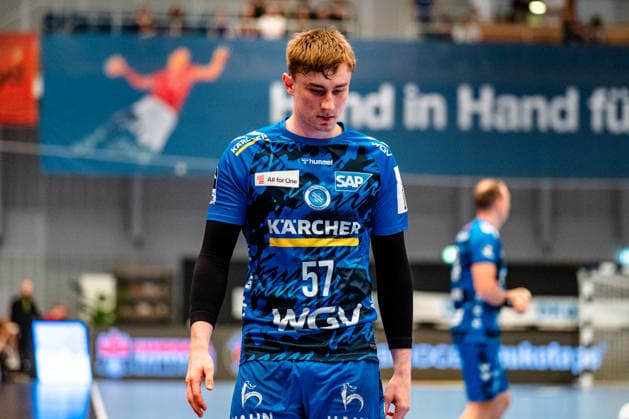 03.05.2026, xdobgx, Handball Daikin HBL, Handball Verein Hamburg HSV - TVB Stuttgart v.l. Jakob Nigg (TVB Stuttgart, 57) Portrait, Portraet, Einzelbild Hamburg