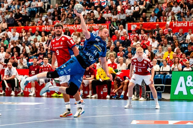 03.05.2026, xdobgx, Handball Daikin HBL, Handball Verein Hamburg HSV - TVB Stuttgart v.l. Lenny Rubin (TVB Stuttgart, 44) beim Wurf, in action, throwing Hamburg