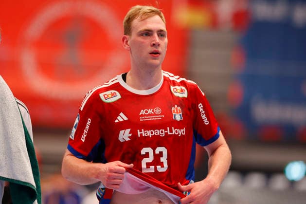 Handball 1. Handball-Bundesliga, Daikin HBL 2025 2026 - Handball Verein Hamburg (HSVH) vs. TVB Stuttgart Einar Olafsson (Hamburg) . Sporthalle Hamburg Hamburg Foto: Frank Schoof
