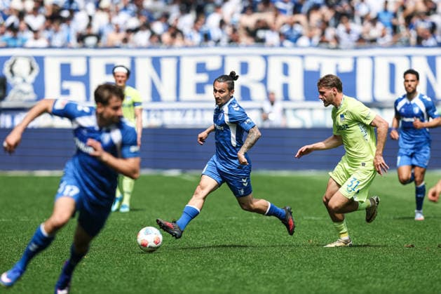 Baris Atik (1. FC Magdeburg,23) - 2. Fußball Bundesliga Saison 2025-2026 Punktspiel 1. FC Magdeburg vs. Hertha BSC Berlin in der Avnet Arena in Magdeburg - Aktion,Fußball,Mann,Männer,Deutschland,03.05.2026