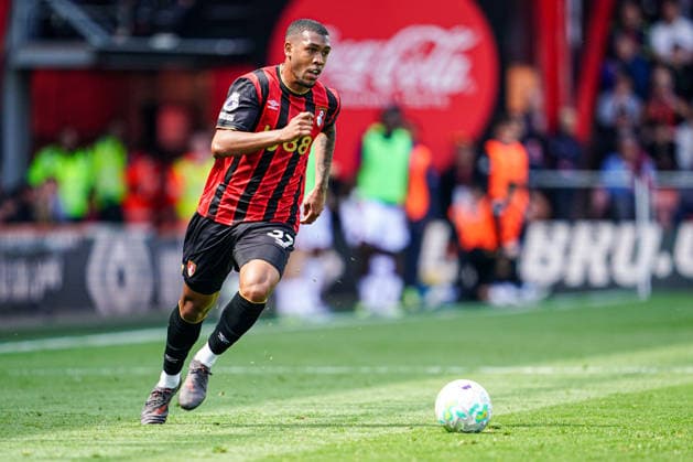 3rd May 2026, Bournemouth, Dorset, England; Premier League Football, AFC Bournemouth versus Crystal Palace; Rayan of Bournemouth sprints forward with the ball KamilxKrella