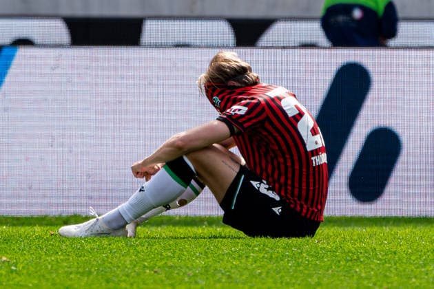 Hannover, Deutschland 03. Mai 2026: 2. BL - 2025 2026 - Sp. 32 - Hannover 96 gegen Preußen Münster Im Bild: Stefan Teitur Thordarson (HAN) ist unzufrieden auf dem Spielfeld. DFL DFB regulations prohibit any use of photographs as image sequences and or quasi-video Heinz von Heiden Arena Niedersachsen *** Hannover, Germany 03 May 2026 2 BL 2025 2026 Sp 32 Hannover 96 vs Preußen Münster In the picture Stefan Teitur Thordarson HAN is unhappy on the pitch DFL DFB regulations prohibit any use of photographs as image sequences and or quasi video Heinz von Heiden Arena Niedersachsen Copyright: xFotostandx xKruczynskix