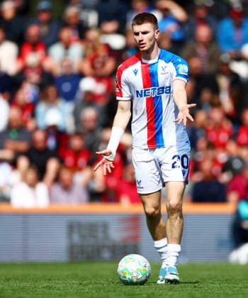 Adam Wharton of Crystal Palace. AFC Bournemouth v Crystal Palace, Premier League, Football, Vitality Stadium, Bournemouth , UK - 03 May 2026Bournemouth Vitality Stadium United Kingdom EDITORIAL USE ONLY No use with unauthorised audio, video, data, fixture lists, club league logos or live services. Online in-match use limited to 120 images, no video emulation. No use in betting, games or single club league player publications. Copyright: xJamesxMarsh Shutterstockx 16854586bp