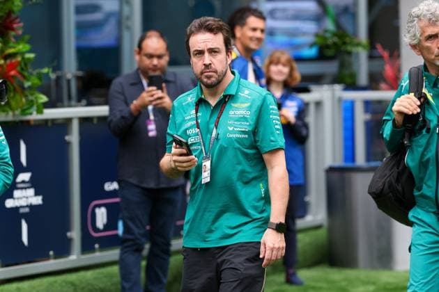 Fernando Alonso (Aston Martin Aramco 14), Grosser Preis von Miami, Motorsport, Herren, Formel 1, Rennen, 03.05.2026 Miami Florida USA