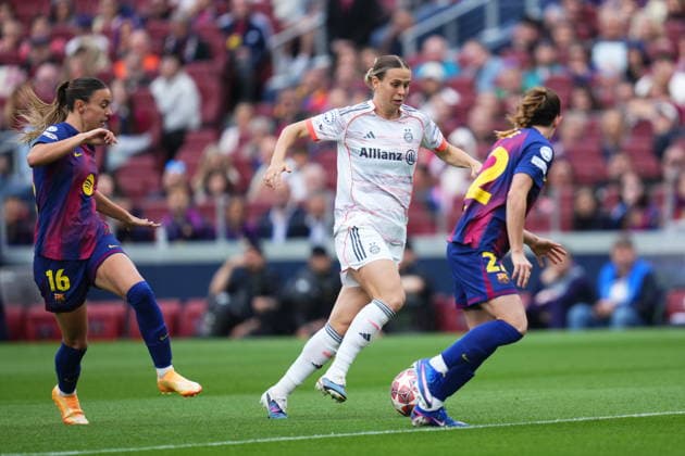 UEFA Women™s Champions League match, Semi-Finals, second leg, between FC Barcelona, Barca and Bayern Munich played at Spotify Camp Nou Stadium on May 3, 2026 in Barcelona, Spain. (Photo by Bagu Blanco PRESSINPHOTO) Copyright: xBaguxBlancox xPRESSINPHOTOx