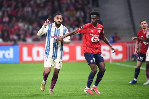 Lille OSC v Le Havre AC - Ligue 1 McDonald s 2025 2026 17 Sofiane BOUFAL (hac) - 27 Felix CORREIA (losc) during the Ligue 1 McDonald s match between Lille and Le Havre at Stade Pierre Mauroy on May 3, 2026 in Lille, France. Lille France  Copyright: xFEPx 776348380