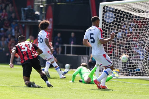 Bournemouth v Crystal Palace, Premier League, Football, Vitality Stadium, Bournemouth, UK - 03 May 2026 GOAL - Rayan of Bournemouth Bournemouth Vitality Stadium Bournemouth UK, UK NEWSPAPERS OUT Copyright: xSeanxRyanx