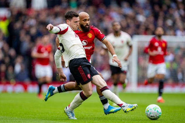 Football - FA Premier League - Manchester United, ManU FC v Liverpool FC MANCHESTER, ENGLAND - Sunday, May 3, 2026: Liverpool s Andy Robertson during the FA Premier League match between Manchester United FC and Liverpool FC at Old Trafford. (Photo by David Rawcliffe Propaganda) MANCHESTER Old Trafford GREATER MANCHESTER ENGLAND  Copyright: xDavidxRawcliffex P2026-05-03-Man_Utd_Liverpool-46