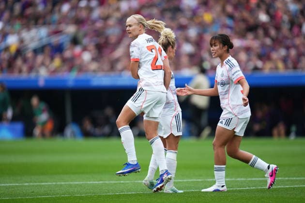 UEFA Women™s Champions League match, Semi-Finals, second leg, between FC Barcelona, Barca and Bayern Munich played at Spotify Camp Nou Stadium on May 3, 2026 in Barcelona, Spain. (Photo by Bagu Blanco PRESSINPHOTO) Copyright: xBaguxBlancox xPRESSINPHOTOx