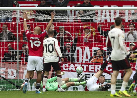 Manchester Utd v Liverpool, FA Premier League 03.05.26 Manchester Utd v Liverpool, FA Premier League Bradley Ormesher The Times Benjamin Sesko of Manchester United, ManU scores and celebrates scoring his teams 2nd goal of the match 2-0  Copyright: xBradleyxOrmesherx NINTCHDBPICT001078033581