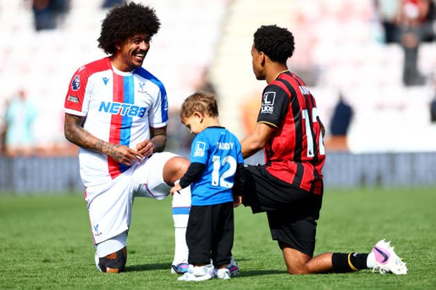 USA team mates Chris Richards of Crystal Palace and Tyler Adams of AFC Bournemouth at full time. AFC Bournemouth v Crystal Palace, Premier League, Football, Vitality Stadium, Bournemouth , UK - 03 May 2026Bournemouth Vitality Stadium United Kingdom EDITORIAL USE ONLY No use with unauthorised audio, video, data, fixture lists, club league logos or live services. Online in-match use limited to 120 images, no video emulation. No use in betting, games or single club league player publications. Copyright: xJamesxMarsh Shutterstockx 16854586cp