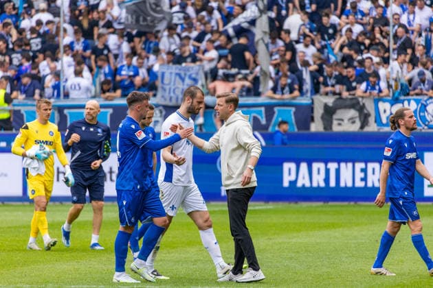 03.05.26 Karlsruher SC - SV Darmstadt Deutschland, Darmstadt, 03.05.26, Fussball, 2. Bundesliga, Karlsruher SC - SV Darmstadt: Florian Kohfeld (Trainer SV Darmstadt).