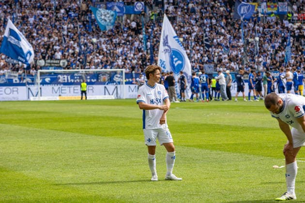 03.05.26 Karlsruher SC - SV Darmstadt Deutschland, Darmstadt, 03.05.26, Fussball, 2. Bundesliga, Karlsruher SC - SV Darmstadt: Yosuke Furukawa (SV Darmstadt), Enttäuschung.