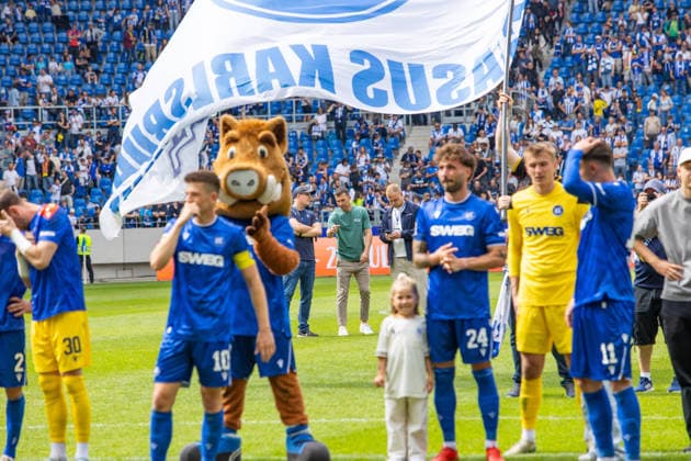 03.05.26 Karlsruher SC - SV Darmstadt Deutschland, Darmstadt, 03.05.26, Fussball, 2. Bundesliga, Karlsruher SC - SV Darmstadt: Christian Eichner (Trainer Karlsruher SC).