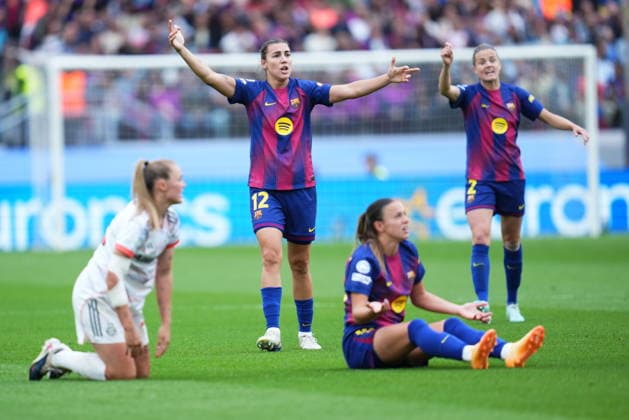UEFA Women™s Champions League match, Semi-Finals, second leg, between FC Barcelona, Barca and Bayern Munich played at Spotify Camp Nou Stadium on May 3, 2026 in Barcelona, Spain. (Photo by Bagu Blanco PRESSINPHOTO) Copyright: xBaguxBlancox xPRESSINPHOTOx