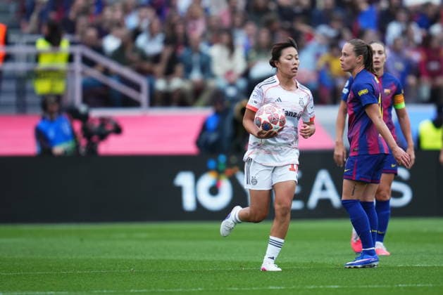UEFA Women™s Champions League match, Semi-Finals, second leg, between FC Barcelona, Barca and Bayern Munich played at Spotify Camp Nou Stadium on May 3, 2026 in Barcelona, Spain. (Photo by Bagu Blanco PRESSINPHOTO) Copyright: xBaguxBlancox xPRESSINPHOTOx