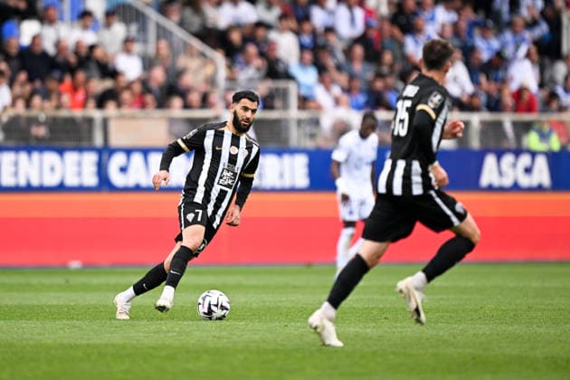 AJ Auxerre v Angers SCO - Ligue 1 McDonald s 2025 2026 07 Amine SBAI (sco) during the Ligue 1 McDonald s match between Auxerre and Angers at Stade Abbe Deschamps on May 3, 2026 in Auxerre, France. Auxerre France  Copyright: xFEPx 776348374