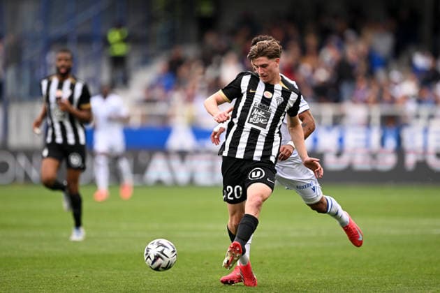 AJ Auxerre v Angers SCO - Ligue 1 McDonald s 2025 2026 20 Marius LOUER (sco) during the Ligue 1 McDonald s match between Auxerre and Angers at Stade Abbe Deschamps on May 3, 2026 in Auxerre, France. Auxerre France  Copyright: xFEPx 776348374