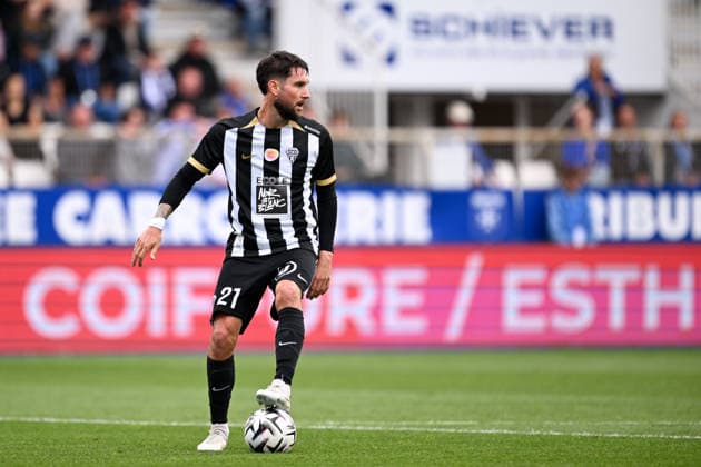 AJ Auxerre v Angers SCO - Ligue 1 McDonald s 2025 2026 21 Jordan LEFORT (sco) during the Ligue 1 McDonald s match between Auxerre and Angers at Stade Abbe Deschamps on May 3, 2026 in Auxerre, France. Auxerre France  Copyright: xFEPx 776348374