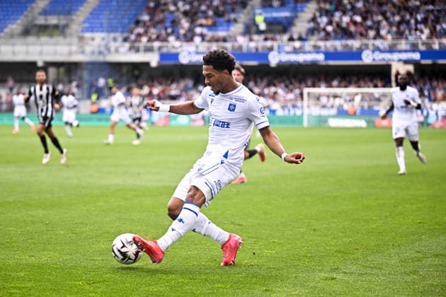 AJ Auxerre v Angers SCO - Ligue 1 McDonald s 2025 2026 19 Danny NAMASO (aja) during the Ligue 1 McDonald s match between Auxerre and Angers at Stade Abbe Deschamps on May 3, 2026 in Auxerre, France. Auxerre France  Copyright: xFEPx 776348374