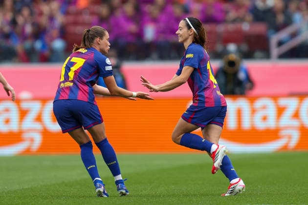 BARCELONA, SPAIN, MAY 3: during the UEFA Womens Champions League match between FC Barcelona, Barca and Bayern Munich at Spotify Camp Nou on May 3rd, 2026 in Barcelona, Spain (Photo by Alexander Canillas Sports Press Photo) Copyright: xAlexanderxCanillas SPPx Sportspressphoto_SPR140951