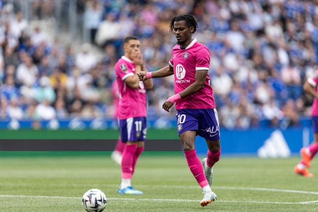 FOOTBALL : Racing de Strasbourg vs Toulouse FC - ligue 1 - Strasbourg - 03 05 2026 Yann Gboho 10 (Toulouse FC)  Copyright: xelyxandroxcegarrax