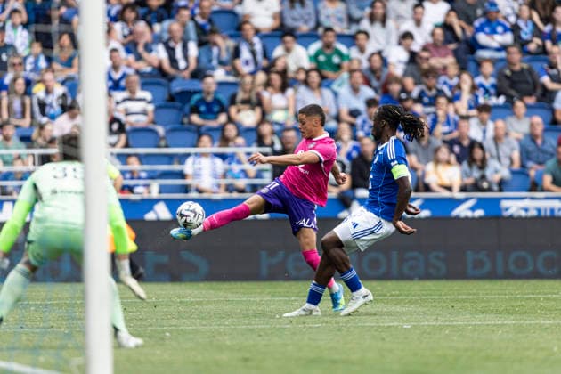 FOOTBALL : Racing de Strasbourg vs Toulouse FC - ligue 1 - Strasbourg - 03 05 2026 Santiago Hidalgo Massa 11 (Toulouse FC)  Copyright: xelyxandroxcegarrax