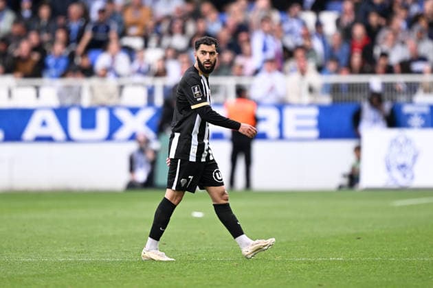 AJ Auxerre v Angers SCO - Ligue 1 McDonald s 2025 2026 07 Amine SBAI (sco) during the Ligue 1 McDonald s match between Auxerre and Angers at Stade Abbe Deschamps on May 3, 2026 in Auxerre, France. Auxerre France  Copyright: xFEPx 776348374