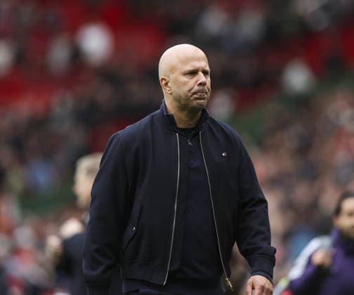 Manchester Utd v Liverpool, FA Premier League 03.05.26 Manchester Utd v Liverpool, FA Premier League Bradley Ormesher The Times Arne Slot Manager of Liverpoolat end of the match  Copyright: xBradleyxOrmesherx NINTCHDBPICT001078054596